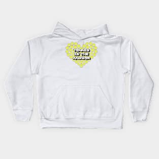 Tennis Is The Answer Kids Hoodie